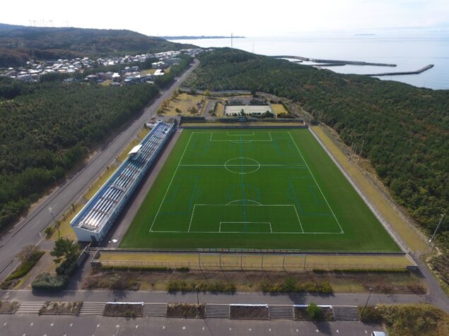 写真：西目サッカー場