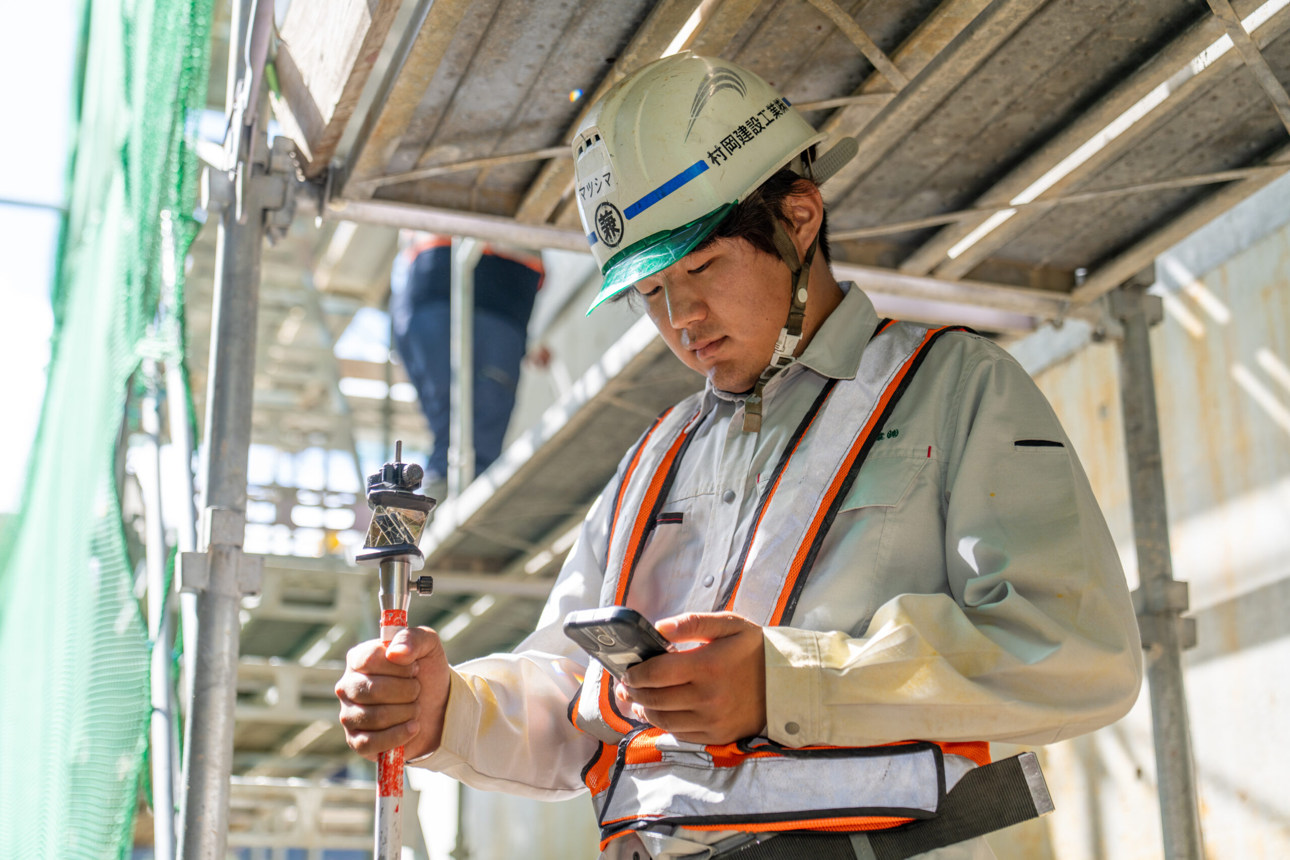 写真：土木工事 作業の様子