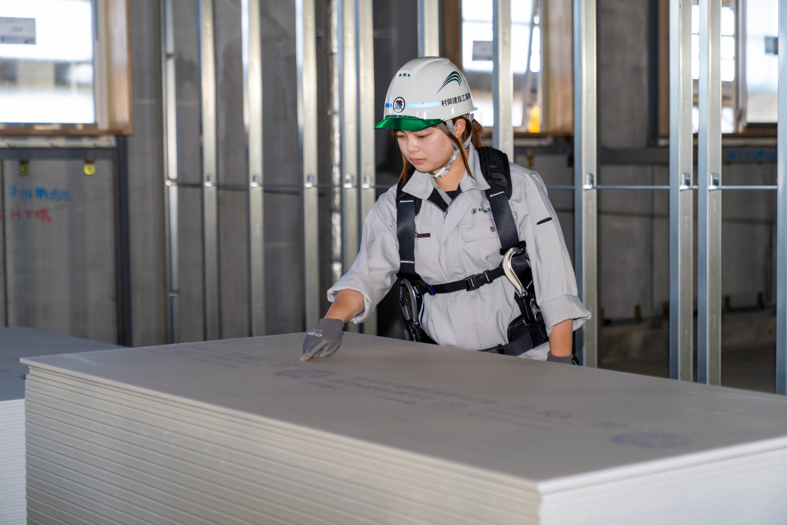 写真：建築工事 作業の様子3