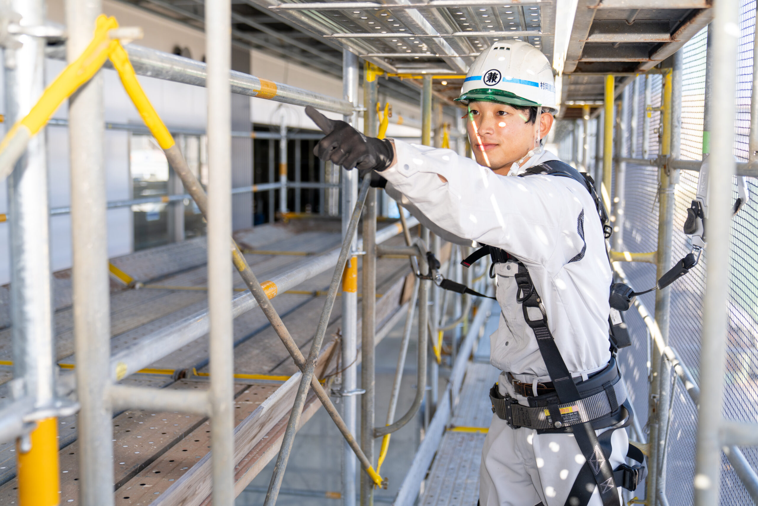 写真：建築工事 作業の様子2