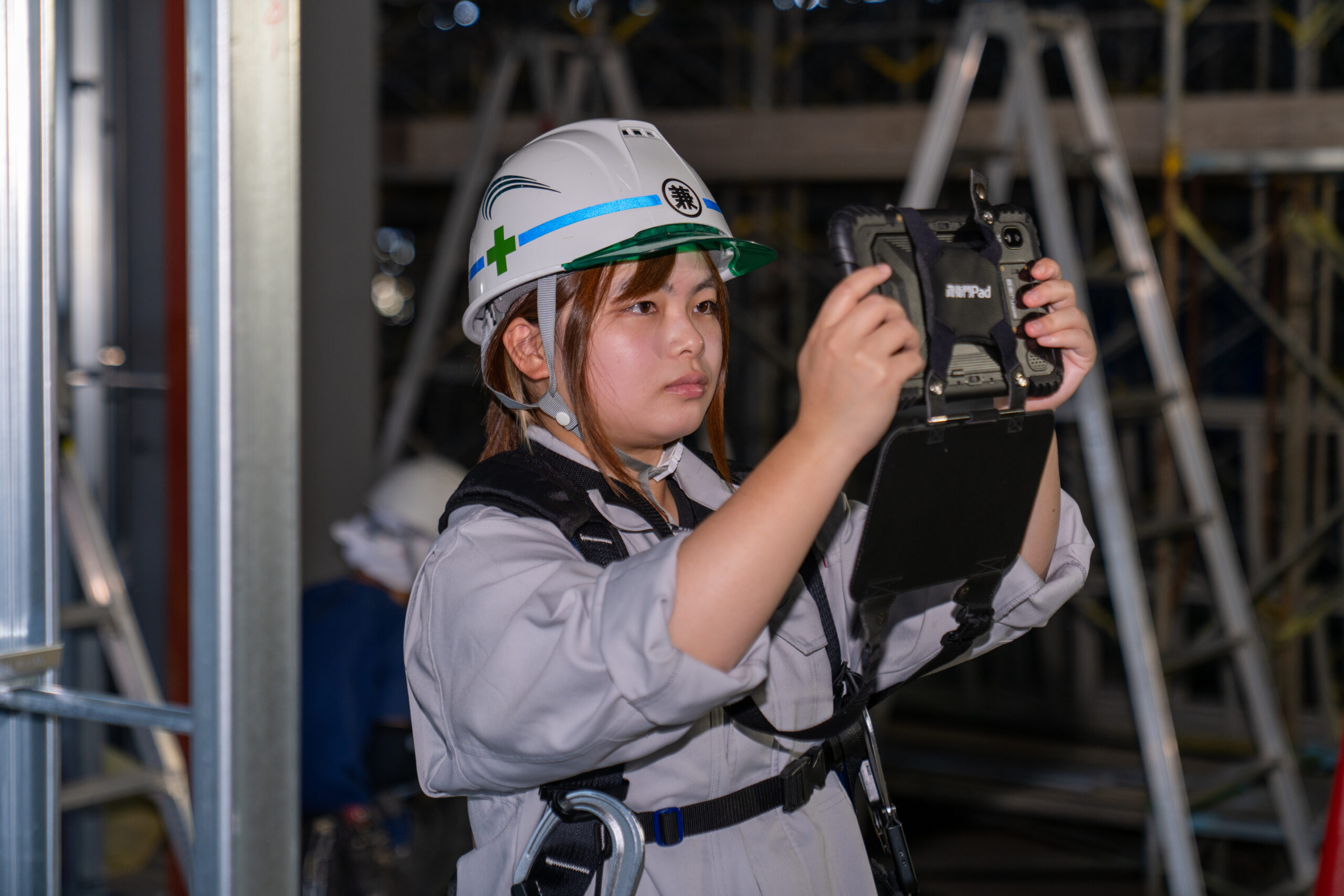 写真：建築工事 作業の様子2