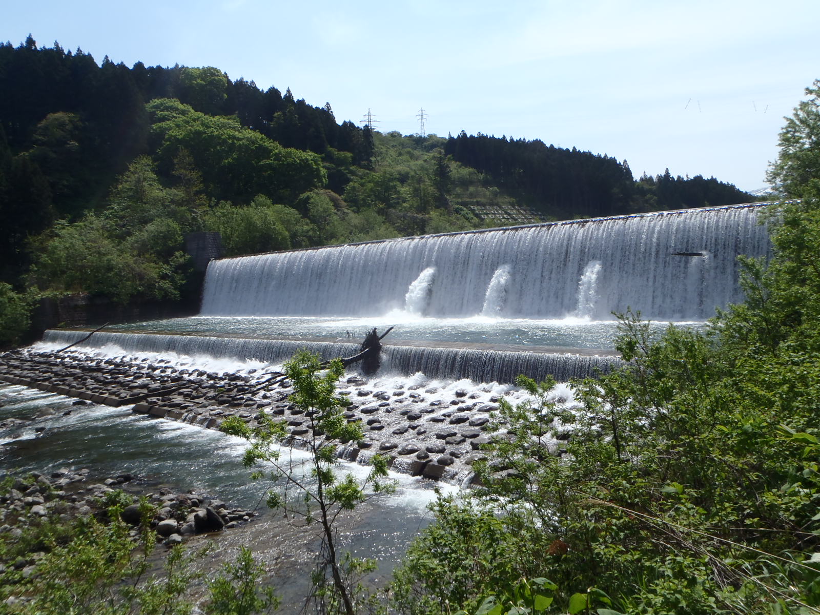 写真：白雪川砂防ダム