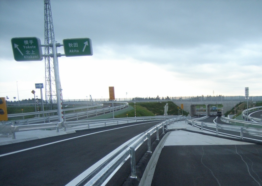写真：横手北スマートインターチェンジ